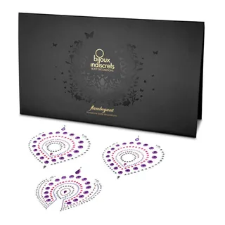 Indiscrets Flamboyant Lilas&rose Bijoux - vue de profil