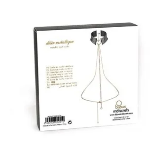 Désir Métallique Collier Bijoux - avec sa base