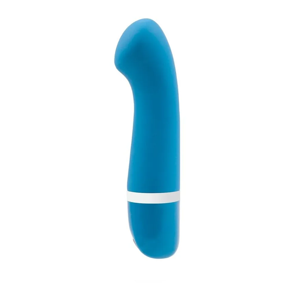 Vibromasseur point G bleu turquoise, silicone, étanche, à piles, autre vue 4
