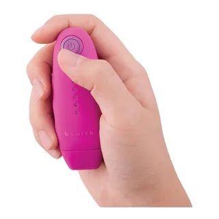 Télécommande Bnaughty Unleashed Classic B Swish - avec son échelle de taille - Rose