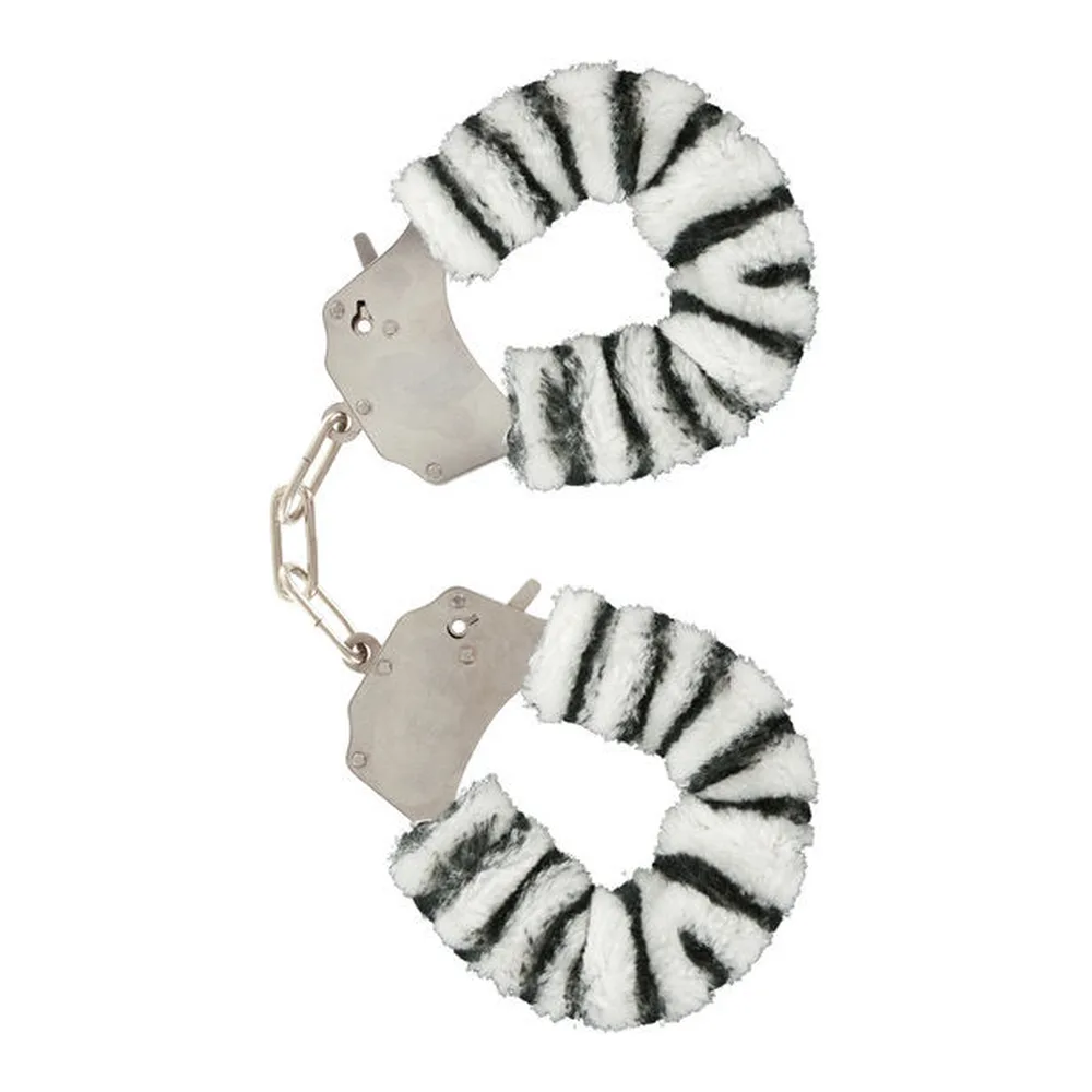 Menottes Furry Fun noir Toyjoy