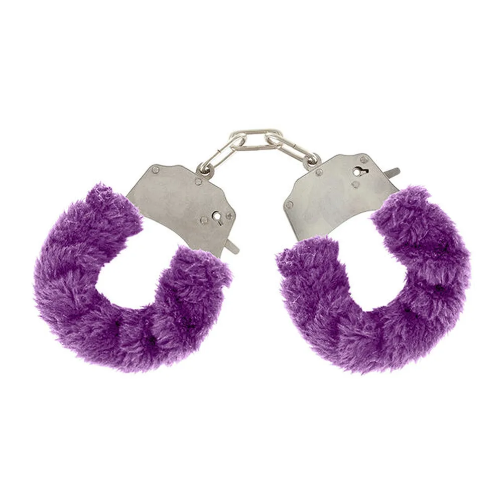 Coffret violet composé d'un œuf vibrant ovale et d'un stimulateur en forme de capsule, reliés par des cordons de couleur argent, avec bouton de commande rouge sur le stimulateur