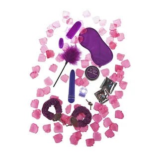 Coffret de deux stimulateurs violets, matière PVC, fonctionnement à piles, autre vue 10