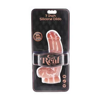 Gode Silicone Balles Peau Get Real - détail de la texture
