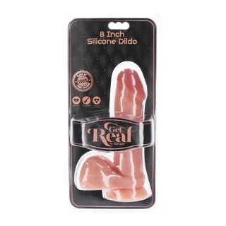 Gode Silicone Balles Peau Get Real - vue de dos