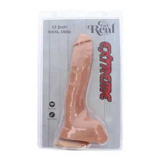 Gode Extreme Peau Get Real - avec sa base