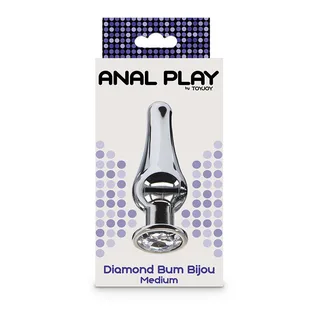 Plug Anal Moyen Twilight Toyjoy - avec sa base