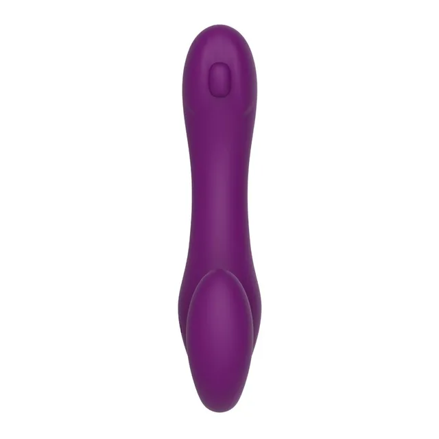 Xocoon — gode-ceinture strapless vibrant télécommandé, violet