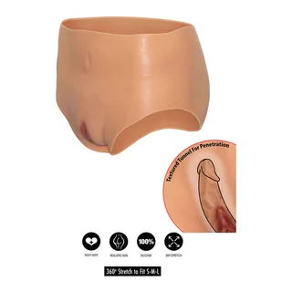 Alter Ego Culotte Vagin Ouvert Taille Haute Hidden Desire - avec sa base