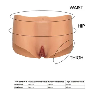 Alter Ego Culotte Vagin et Fesses Ouverts Taille Hidden Desire - accessoires fournis
