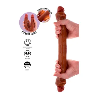 Godemichet Silicone Double Extrémité Get Real - vue de dos