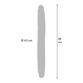 Godemichet Silicone Double Extrémité Get Real - détail de la texture