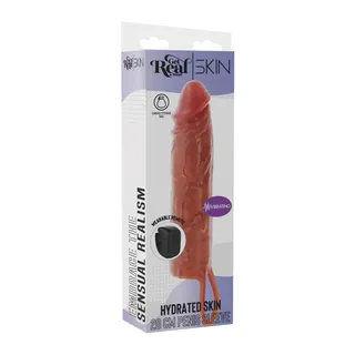 Manchon Pénis Vibrant Silicone Get Real - vue de profil