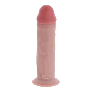 Pénis Luxe Épais Double Get Real - détail de la texture