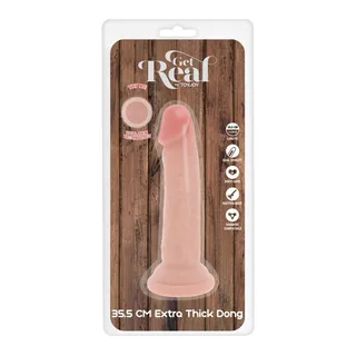 Pénis Luxe Épais Double Get Real - avec sa base