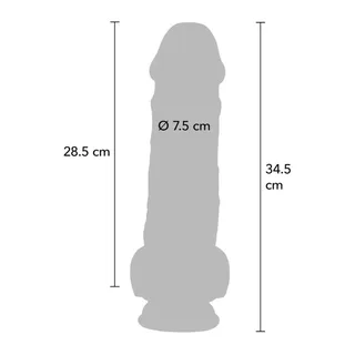 Gode réaliste Pénis Réaliste Luxe Testicules Get Real