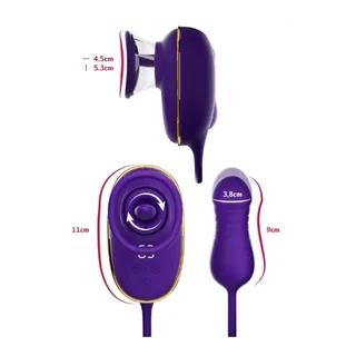 Stimulateur clitoridien Succion Clitoriale Effet Léchage vue 2