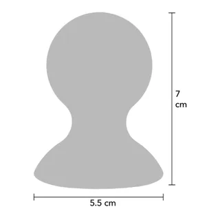 Ventouses Silicone Sheeo - avec son échelle de taille