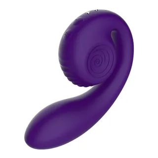 Vibromasseur rabbit Stimulateur Double Gizi Snail Vibe - Violet