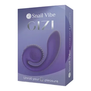 Stimulateur Double Gizi Snail Vibe - détail de la texture - Violet