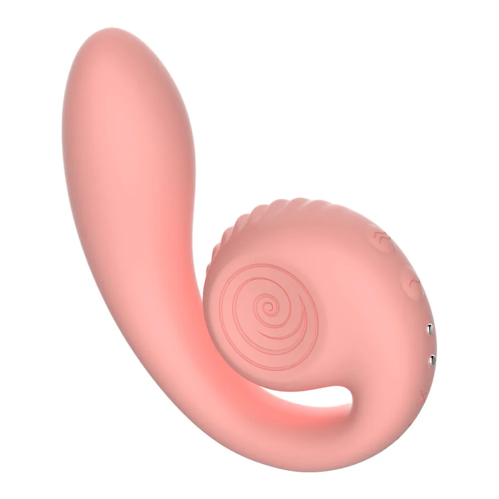 Stimulateur silicone rose, tête ronde, tige courbée, autre vue 3