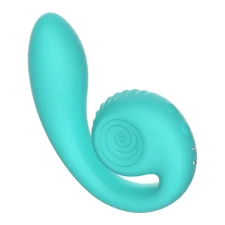 Stimulateur Double Gizi Snail Vibe - vue de dos - Turquoise