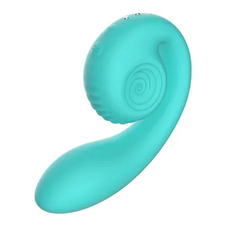 Vibromasseur rabbit Stimulateur Double Gizi Snail Vibe - Turquoise