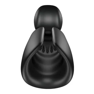 Masturbateur automatique Evo Snail Vibe - détail de la texture - Noir