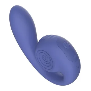 Gizi Lite Vibrateur Double Snail Vibe - vue de profil - Violet