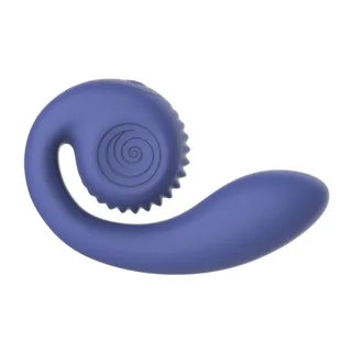 Gizi Lite Vibrateur Double Snail Vibe - vue de dos - Violet