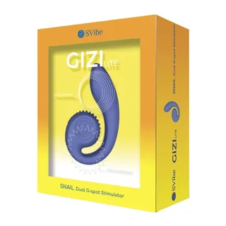 Gizi Lite Vibrateur Double Snail Vibe - avec sa base - Violet