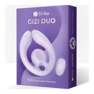 Gizi Duo Stimulateur Snail Vibe - avec sa base - Lilas