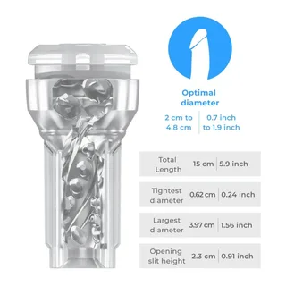 Feel Pocket Masturbateur Cristal Kiiroo vue 3