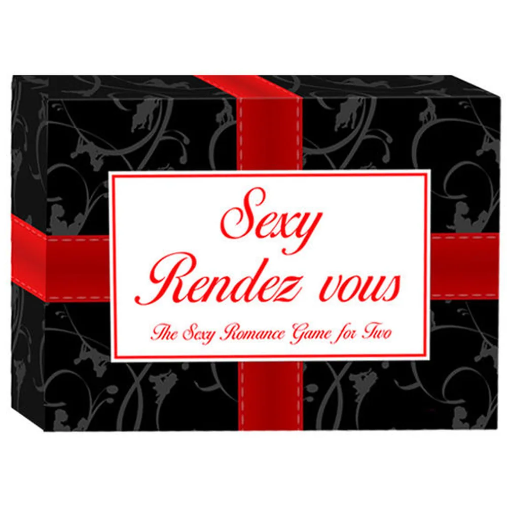 Boîte de jeu de couple avec plateau en velours rouge, dé, cartes illustrées multicolores et accessoires, thématique parisienne sur l'emballage