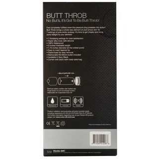 Plug anal Off Stimulateur Butt Throb Rocksoff vue 3