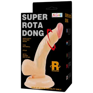 Vibromasseur réaliste silicone chair, tige rotative, ventouse, autre vue 9