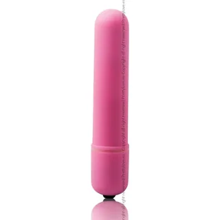 Vibromasseur cylindrique silicone rose, 10 modes, à piles, autre vue 3