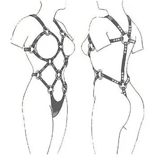 Body en Cuir Femme Leather Body - vue de profil