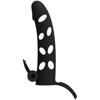 Gaine pénis Housse Silicone avec vibration Pretty Love