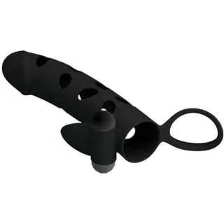 Housse Silicone avec vibration Pretty Love - vue de dos