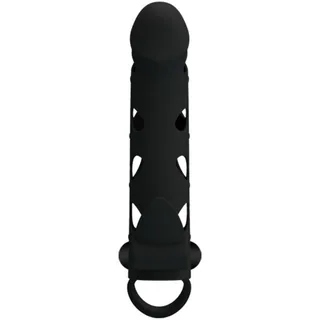 Housse Silicone avec vibration Pretty Love - détail de la texture