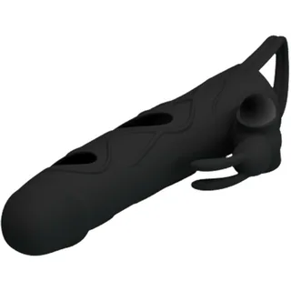 Housse Silicone avec vibration Pretty Love - vue de dos