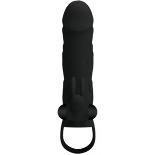 Housse Silicone avec vibration Pretty Love - détail de la texture