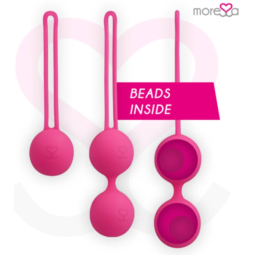 Boules de geisha Osian Set Silicone Moressa - Rose