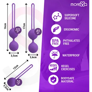 Osian Set Silicone Moressa - vue de dos