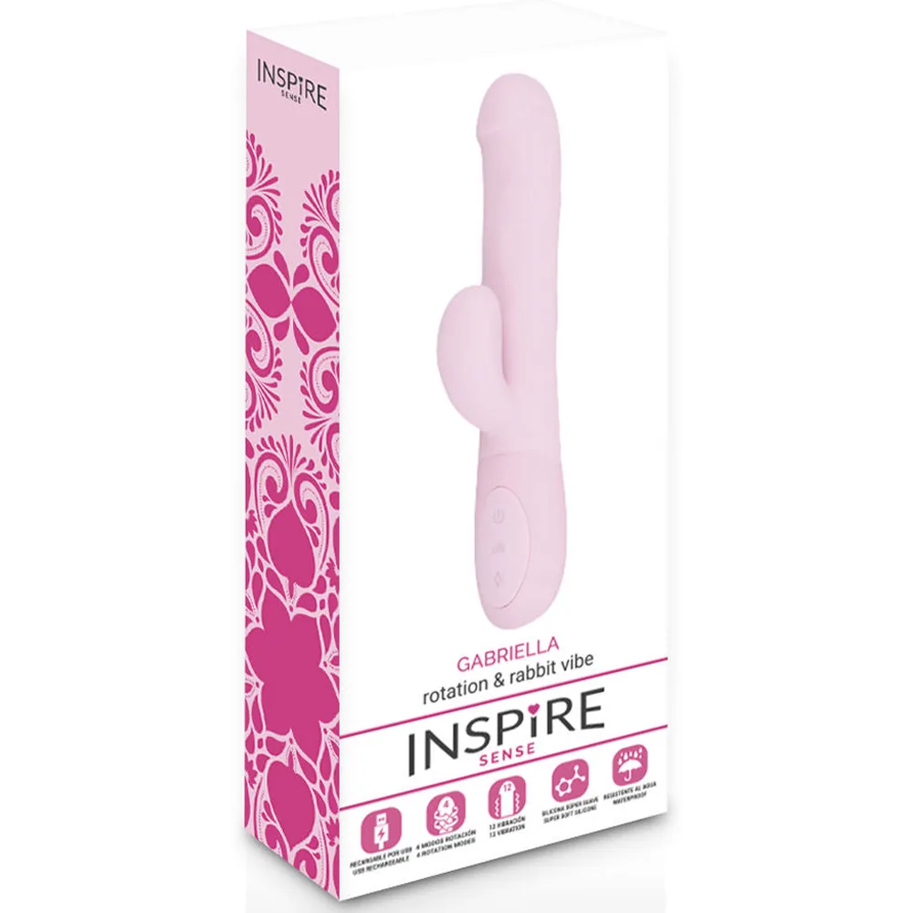 Vibromasseur rabbit rose, rechargeable et étanche, autre vue 2