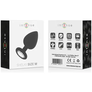 Plug Anal Shelki M Noir Intense vue 2