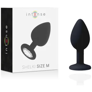 Plug Anal Shelki M Noir Intense vue 3