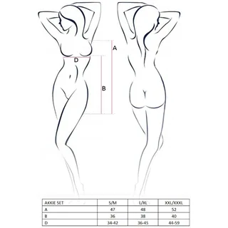 Déguisement sexy Femme Akkie Ensemble Costume Passion