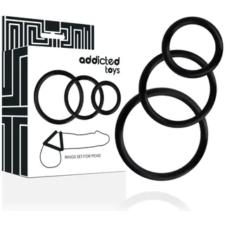 Ensemble d'Anneau Noir Addicted Toys vue 2